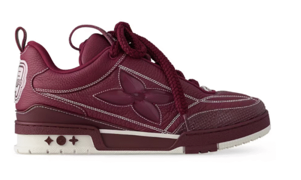 SNAKE SNEAKER BORDEAUX RED - immagine 2