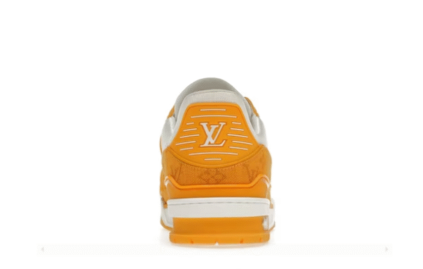 TRAINER YELLOW MONOGRAM DENIM WHITE - immagine 4