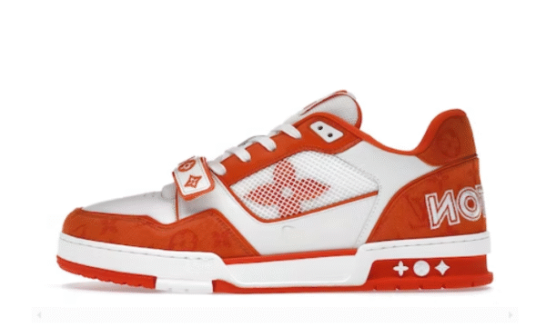 TRAINER MONOGRAM DENIM ORANGE