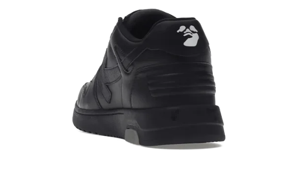 OFF-WHITE OUT OF OFFICE “OOO” CALF LEATHER BLACK “FOR WALKING” - immagine 3