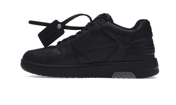 OFF-WHITE OUT OF OFFICE “OOO” CALF LEATHER BLACK “FOR WALKING”