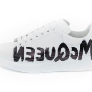 ALEXANDER McQUEEN WHITE GRAFITO