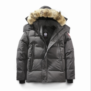 CANADA GOOSE JACKET GREY GRAPHITE WITH FUR