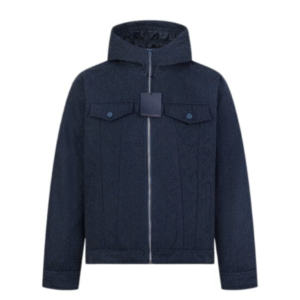 LOUIS VUITTON JACKET DENIM HOODED MONOGRAM