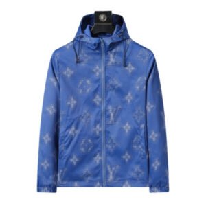 LOUIS VUITTON REFLECTIVE MONOGRAM BLUE JACKET